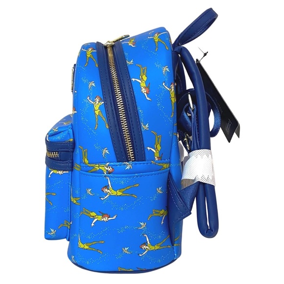 Loungefly Disney Peter Pan and Tinker Bell AOP Mini Backpack - Picture 3 of 10
